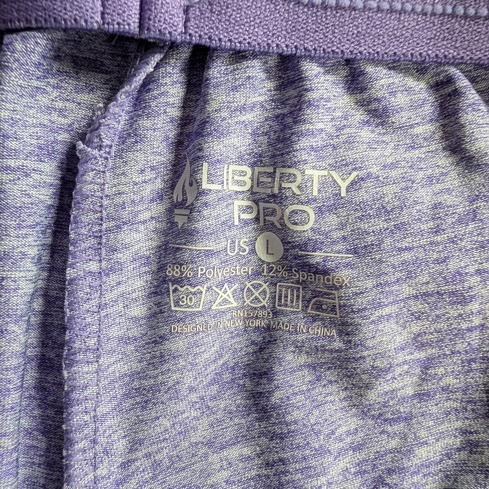 Liberty Pro Purple Heathered Athletic Shorts - Size Large (EUC) - Picture 4 of 11
